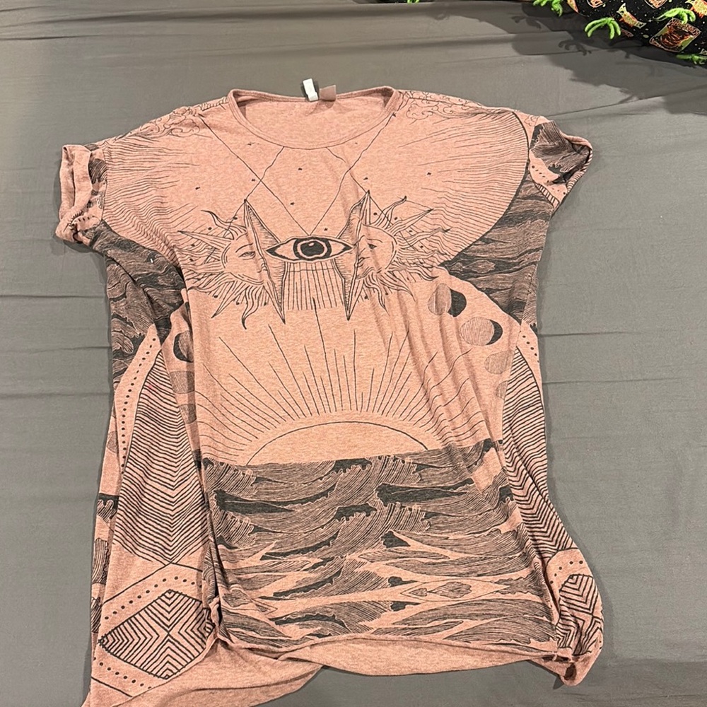 Graphic Pink Women's Top
